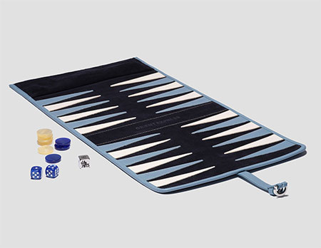 Hector Saxe Roll-up Backgammon Set